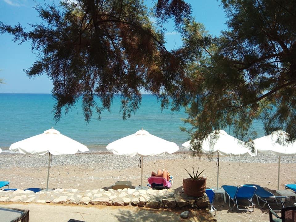 Beachfront Apartment Kato Káto Zákros Dış mekan fotoğraf
