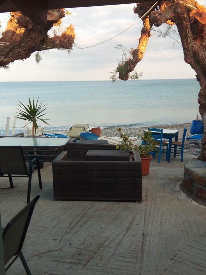 Beachfront Apartment Kato Káto Zákros Dış mekan fotoğraf